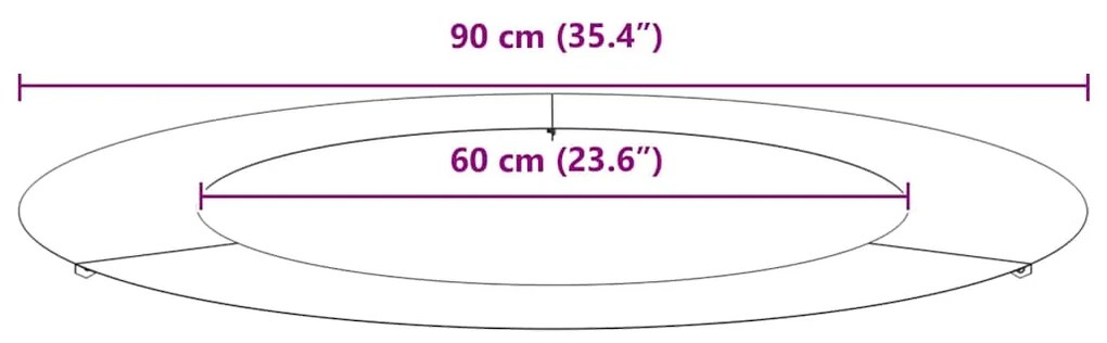 Plantadeira de Plástico Preta Plástico Grande
