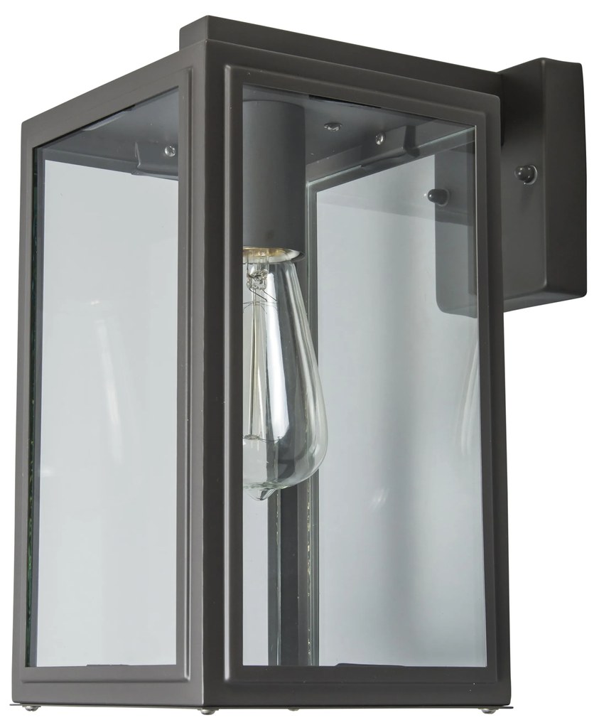 Luminária de parede exterior industrial cinzento escuro IP44 - Sutton Down