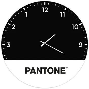 Relógios Homemania  Relogio Up side Down, Pantone, Preto, Branco, 40x0,15x40cm
