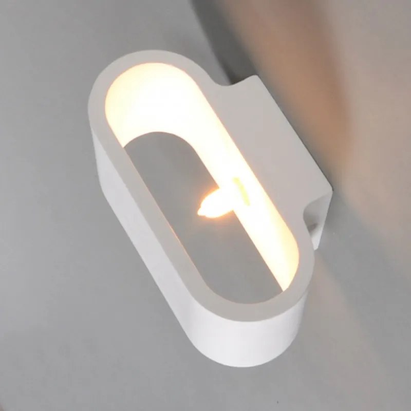Candeeiro de parede moderno branco plano - Gipsy Arles Design,Moderno