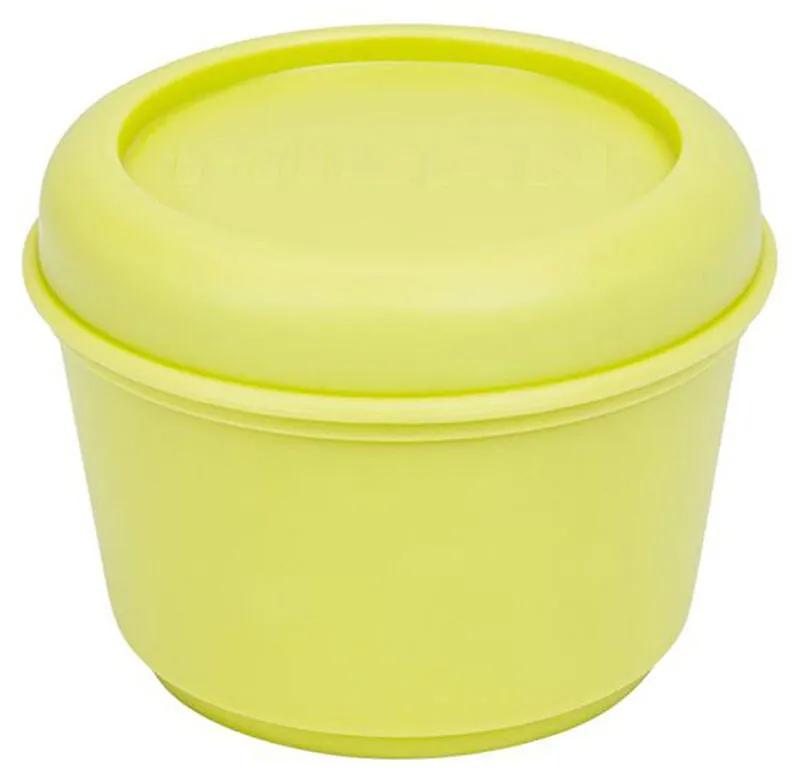 Recipiente para Conservar Alimentos Milan Sunset Amarelo Plástico 250 ml Ø 10 x 7 cm