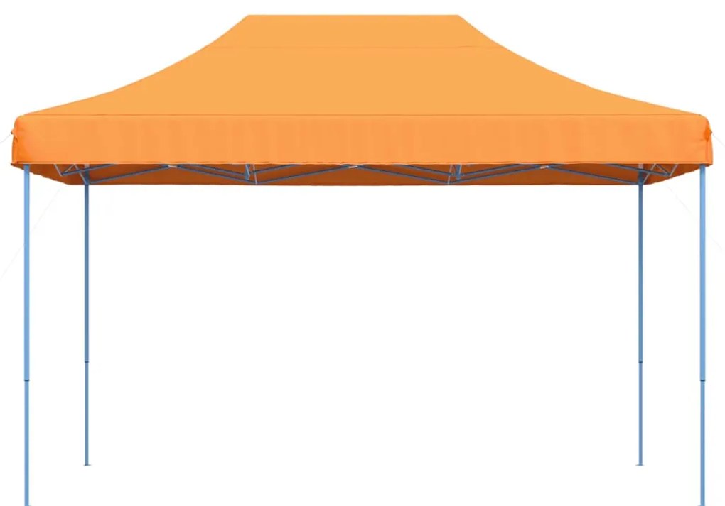 Tenda para festas pop-up dobrável 410x279x315 cm laranja