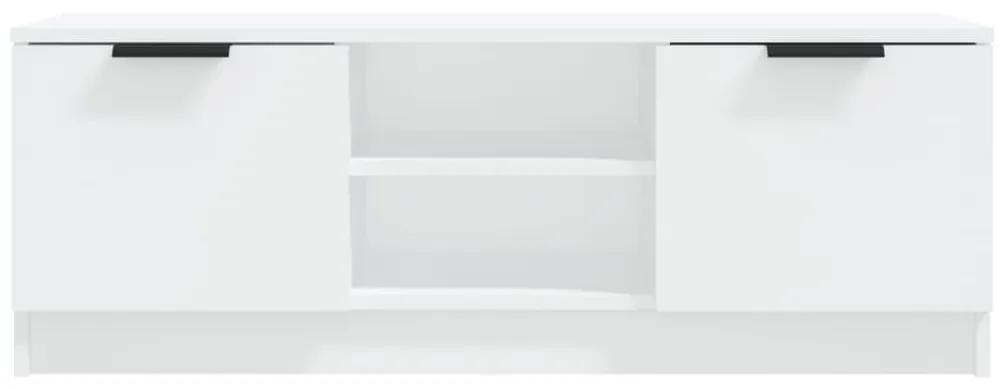 Móvel de TV 102x35x36,5 cm madeira processada branco