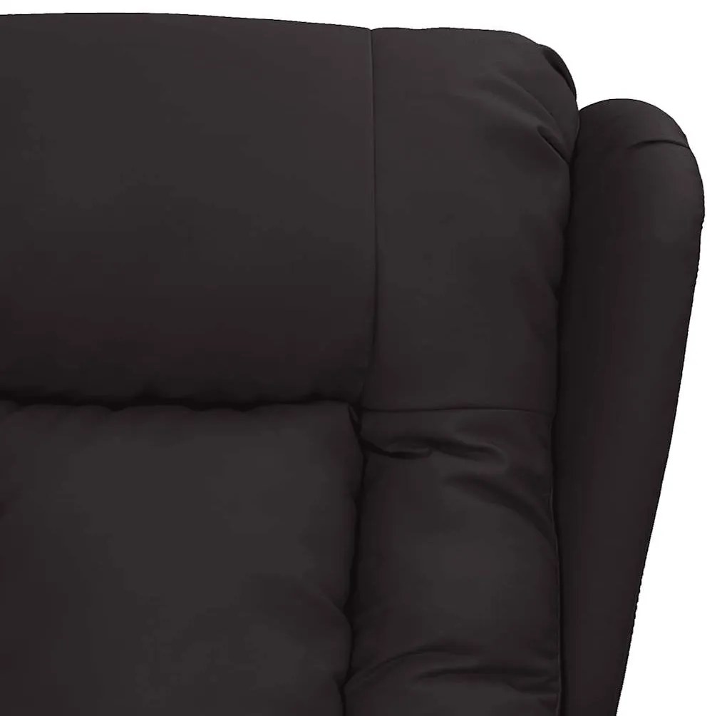 Poltrona de massagens couro artificial preto