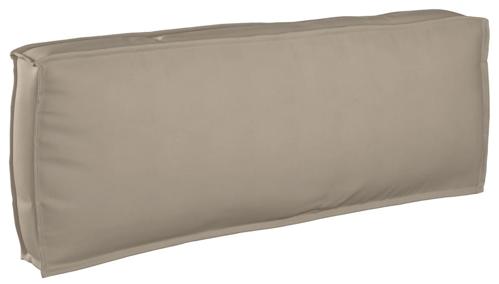 vidaXL Capa de Palete para Encosto Taupe 120x40x12 cm Tecido Oxford