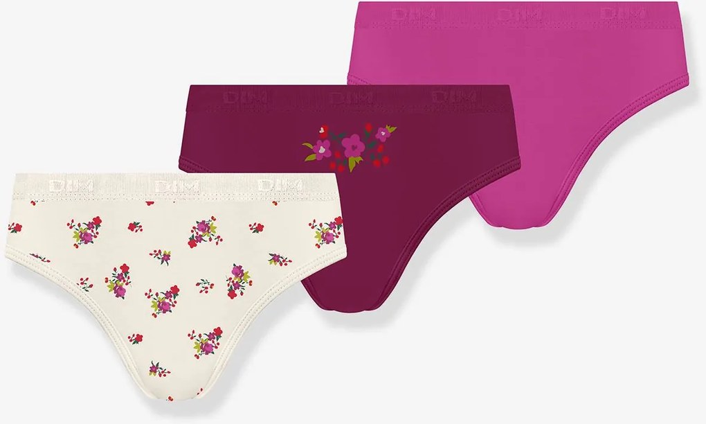 Lote de 5 cuecas Pockets DIM rosa