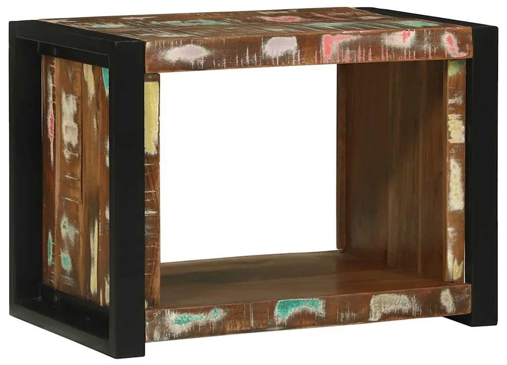 Cubo de Parede 55x35x40 cm Madeira Recuperada Maciça