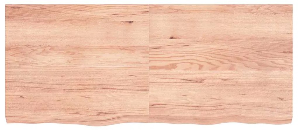 Prateleira de parede 140x60x(2-6) cm carvalho tratado castanho
