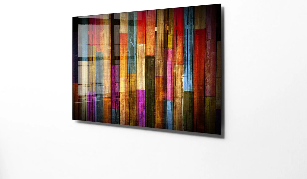 Pintura Decorativa em Vidro Temperado UV-002 – Multicolor – 70 x 100 c
