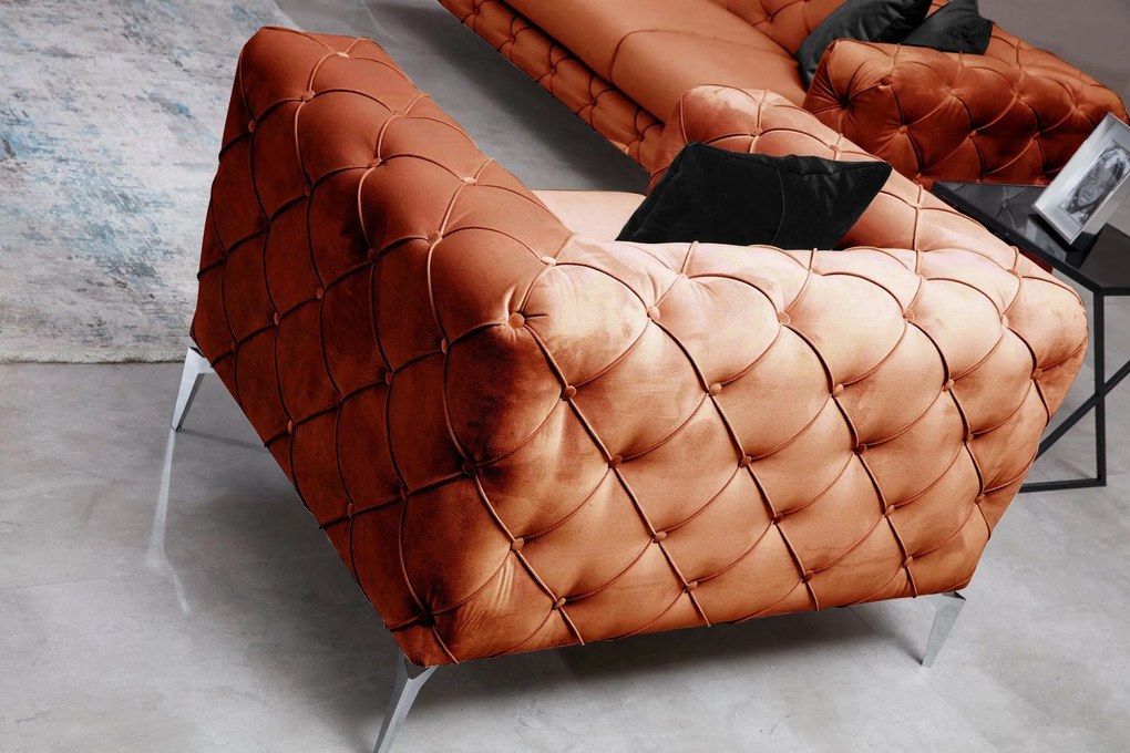 Cadeira Wing Como – Laranja – 108 cm x 70 cm x 90 cm