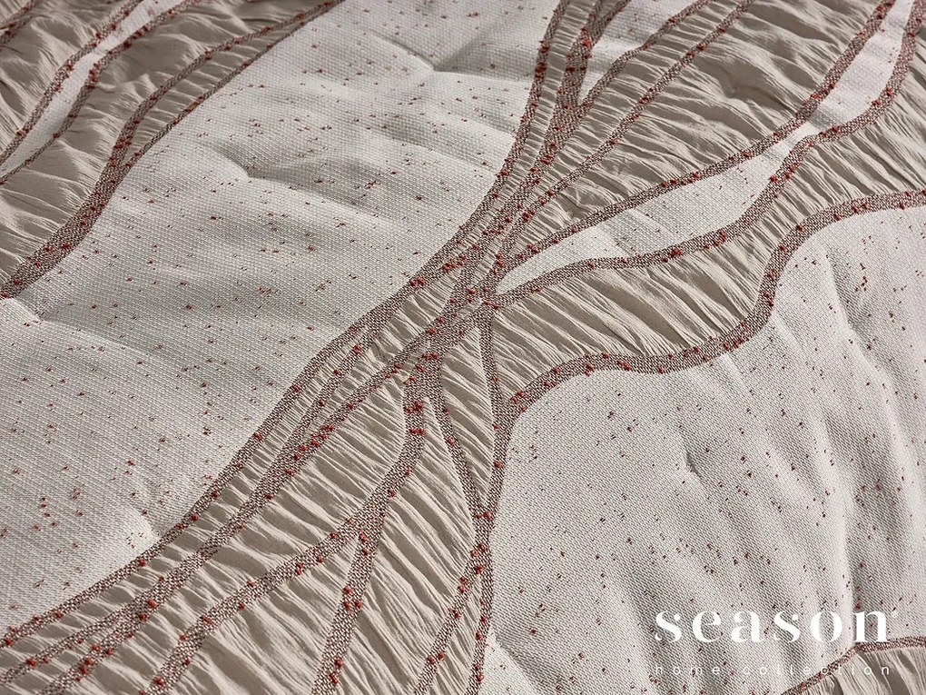 COLCHA OCEANO C/ LARANJA: 1 colcha 200x260 cm ( largura x comprimento ) +  1  almofada cheia 50x70 cm