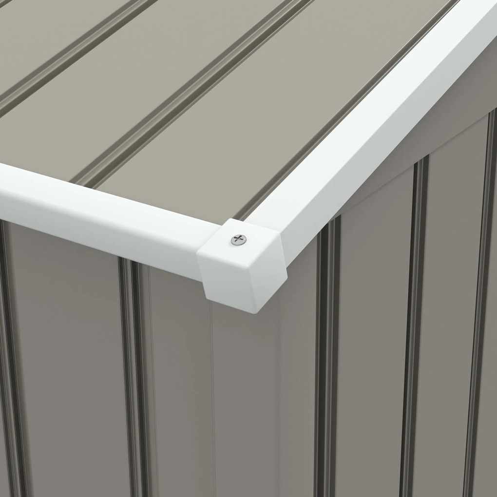 Abrigo de Jardim – Dijon – 236x174x190cm – Estrutura Aço Galvanizado –