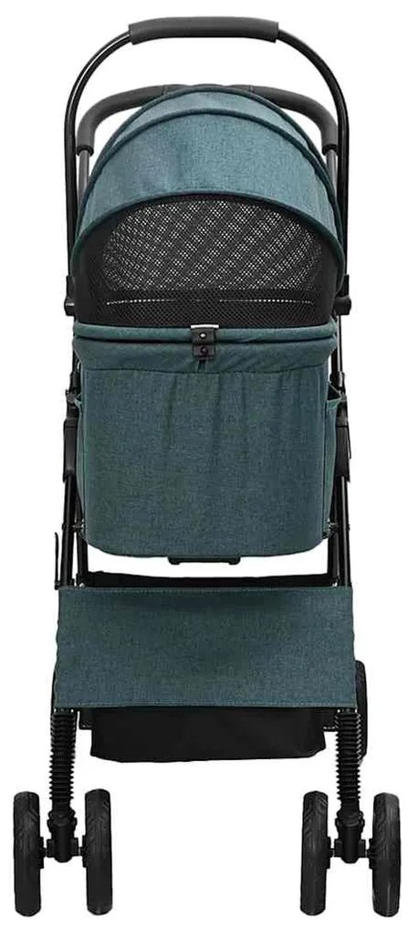 Carrinho de Pet Dobrável Verde 81 x 47 x 99 cm Tecido Oxford