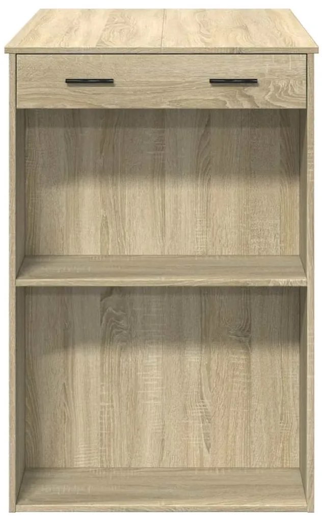 Mesa de bar 102x70x103,5cm derivados de madeira carvalho sonoma