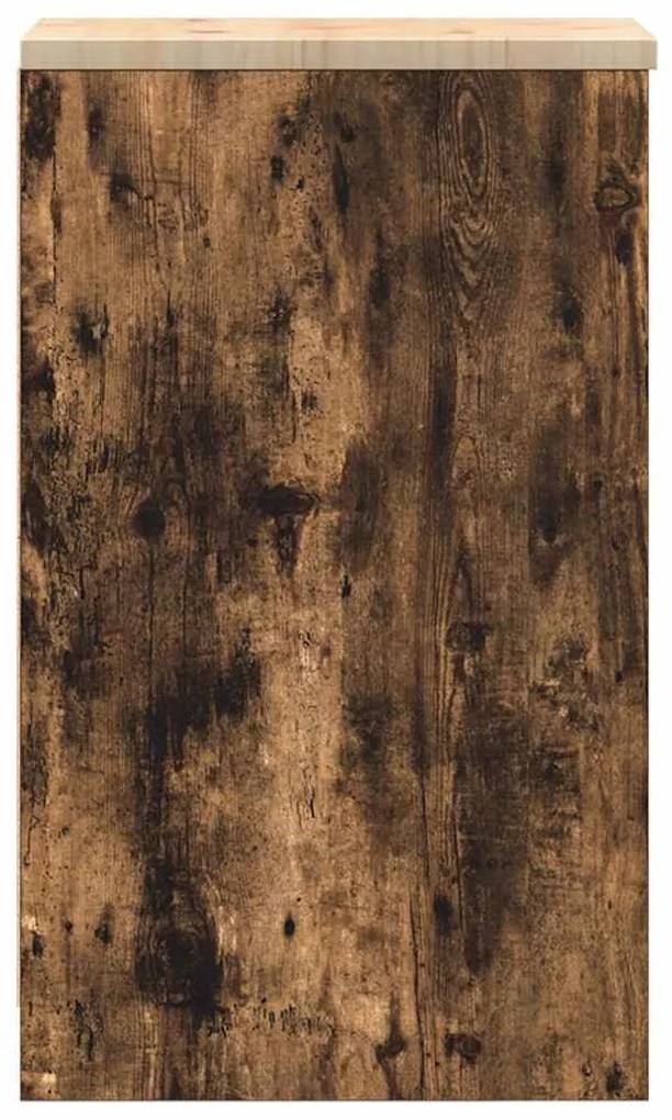 Armário de arrumação de garagem carvalho fumado 30x51x85 cm