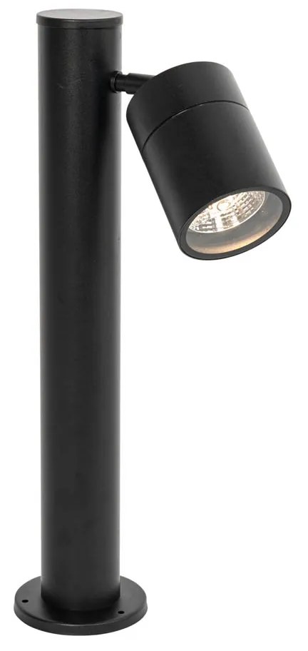 Candeeiro de exterior preto 45 cm AR70 ajustável IP44 - Solo