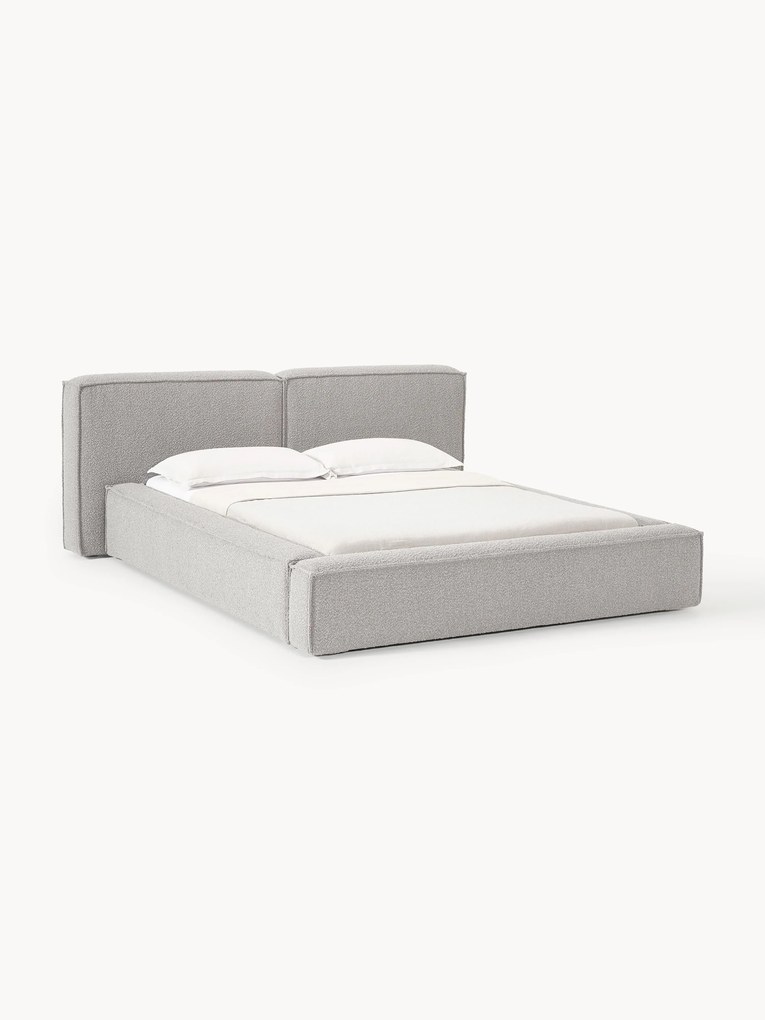 Bouclé Upholstered Bed Lennon