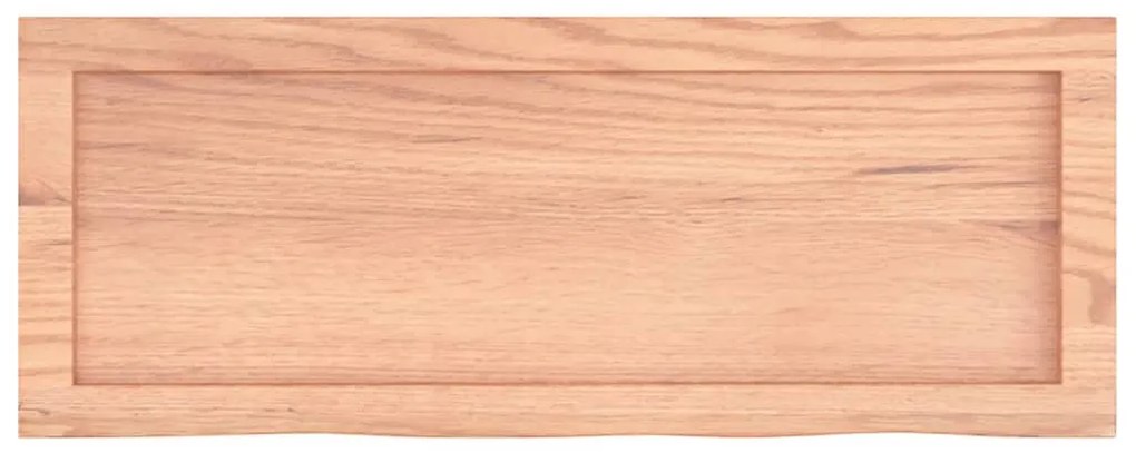 Prateleira de parede 80x30x(2-6) cm carvalho tratado castanho