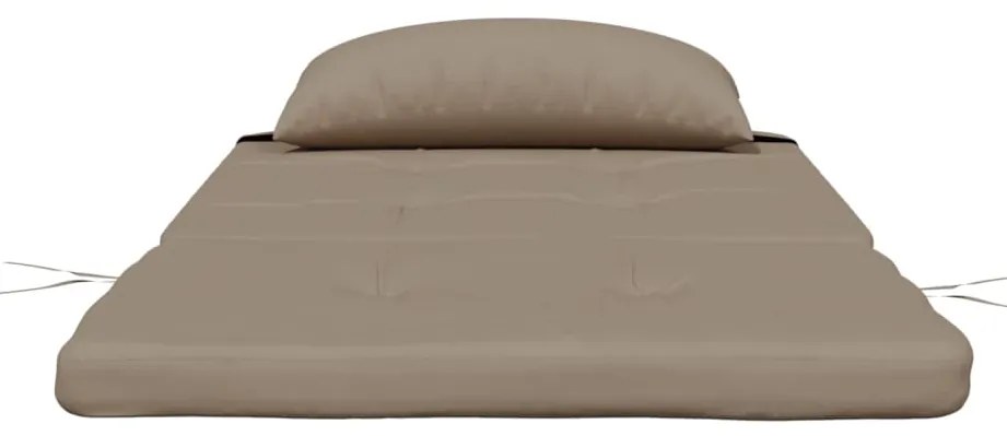 Almofadões cadeira adirondack 2pcs tecido oxf cinza-acastanhado