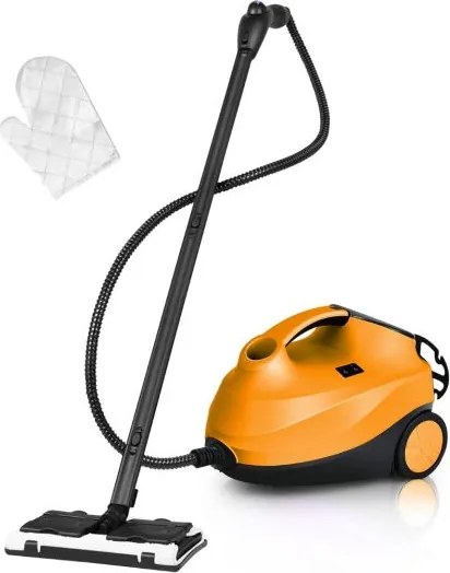 Máquina a vapor 2000 W 1,5 L Pressão 4 Bar com Fecho de Segurança para Crianças Laranja