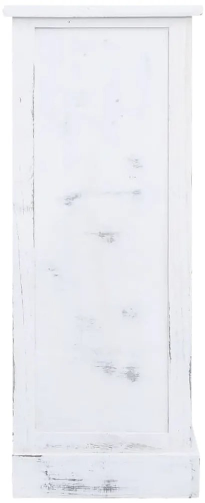Armário com gavetas 60x30x75 cm madeira branco