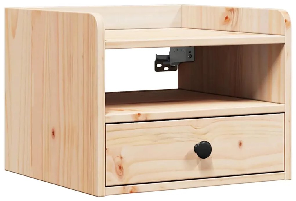 Mesa-de-cabeceira com gaveta Montado na parede Castanho 38 x 36 x 29,5