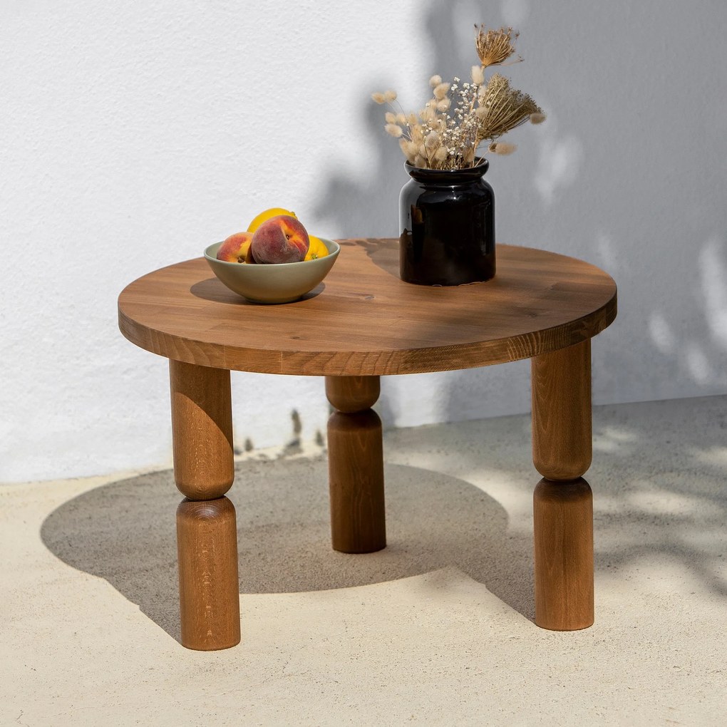 Mesa de Centro Ida – Chesnut – 60x40x60 cm