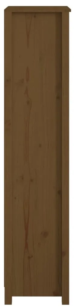Estante 50x35x154 cm madeira de pinho maciça castanho mel