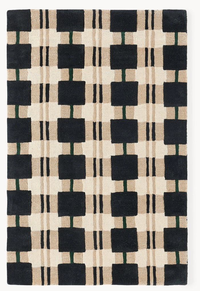 Tapete em lã artesanal Kimi