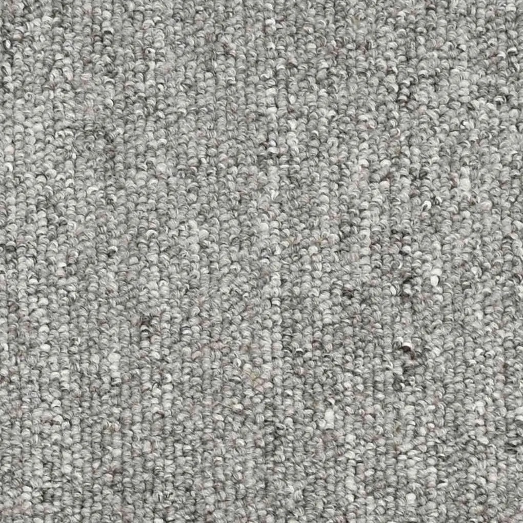 Tapetes de escada 30 pcs 56x17x3 cm cinzento-claro