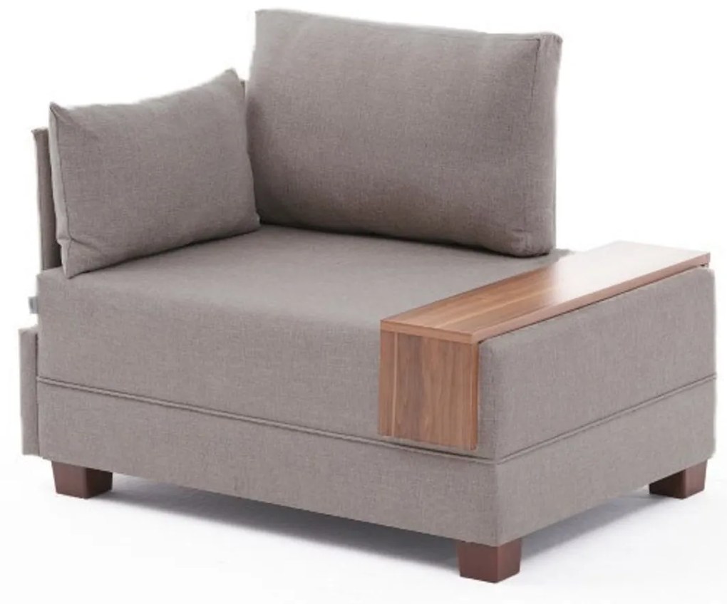 Sofá de 1 Lugar Fly – Bege – 100x80x75 cm