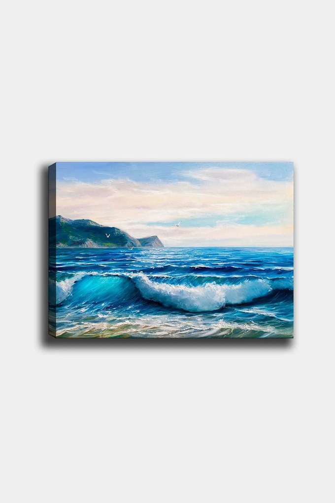 Pintura Decorativa em Tela 1007211319 – Multicolor – 50 x 70 cm