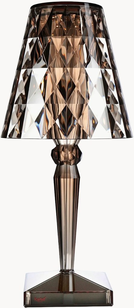 Candeeiro de mesa LED portátil e regulável Big Battery, Alt 37 cm