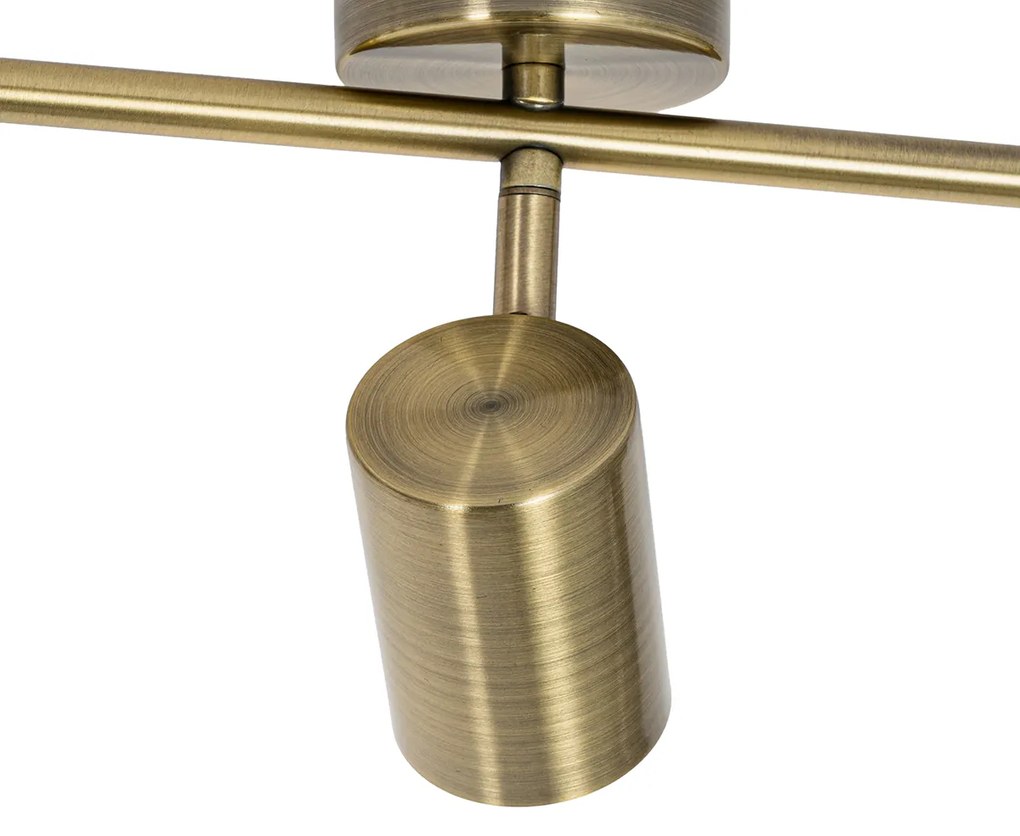 Foco moderno bronze regulável 3-luzes - Jeana Moderno