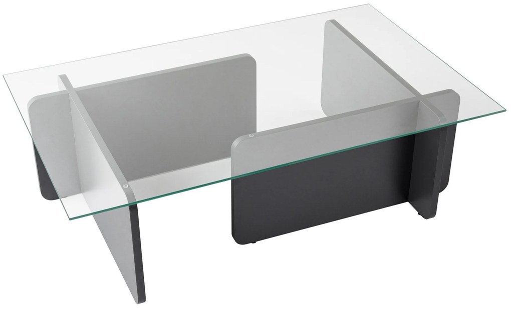 Mesa de Café Flavio - Antracite - 105x30x65 cm