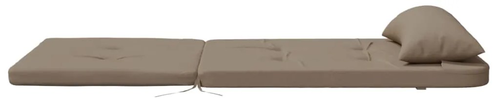 Almofadões cadeira adirondack 2pcs tecido oxf cinza-acastanhado