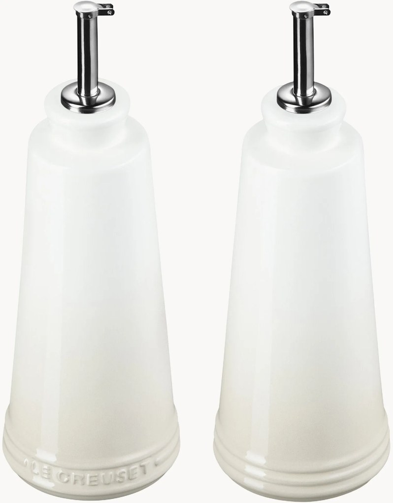 Conjunto de garrafas de vinagre e azeite com degradê Cherrish