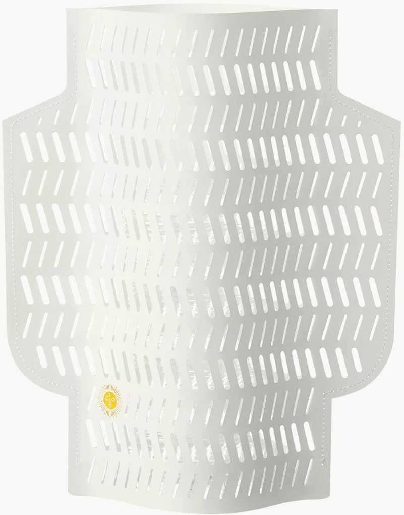 Jarra decorativa em papel artesanal Coral, Alt 29 cm