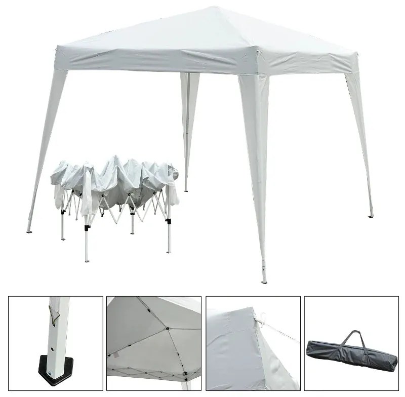 Tenda Dobrável em Aço e Tecido Oxford - 3x3m - Design Moderno