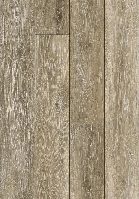 Mexen Shreveport  painéis vinílicos 1240 x 182 mm SPC 6,5 mm, base IXPE 1,5 mm, 4 V-Fuga, Carvalho - F1111-1240-182-505-4V1-01