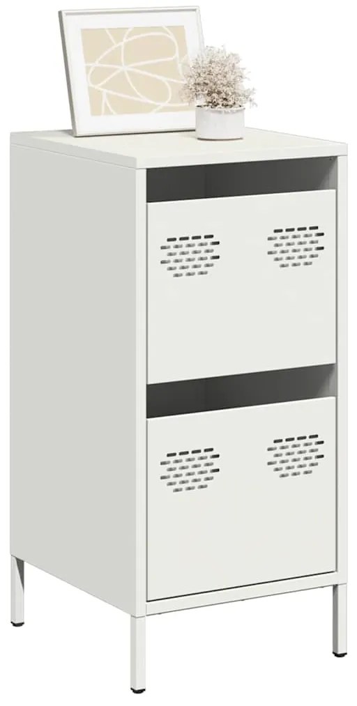 Aparador 35x39x73,5 cm aço laminado a frio branco