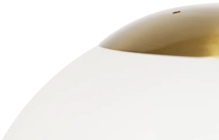Candeeiro de suspensão escandinavo em vidro opalino 40 cm - Ball 40 Moderno,Design
