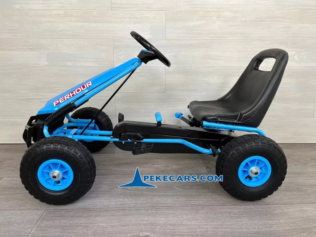 Kart a pedais para crianças PERHOUR Azul