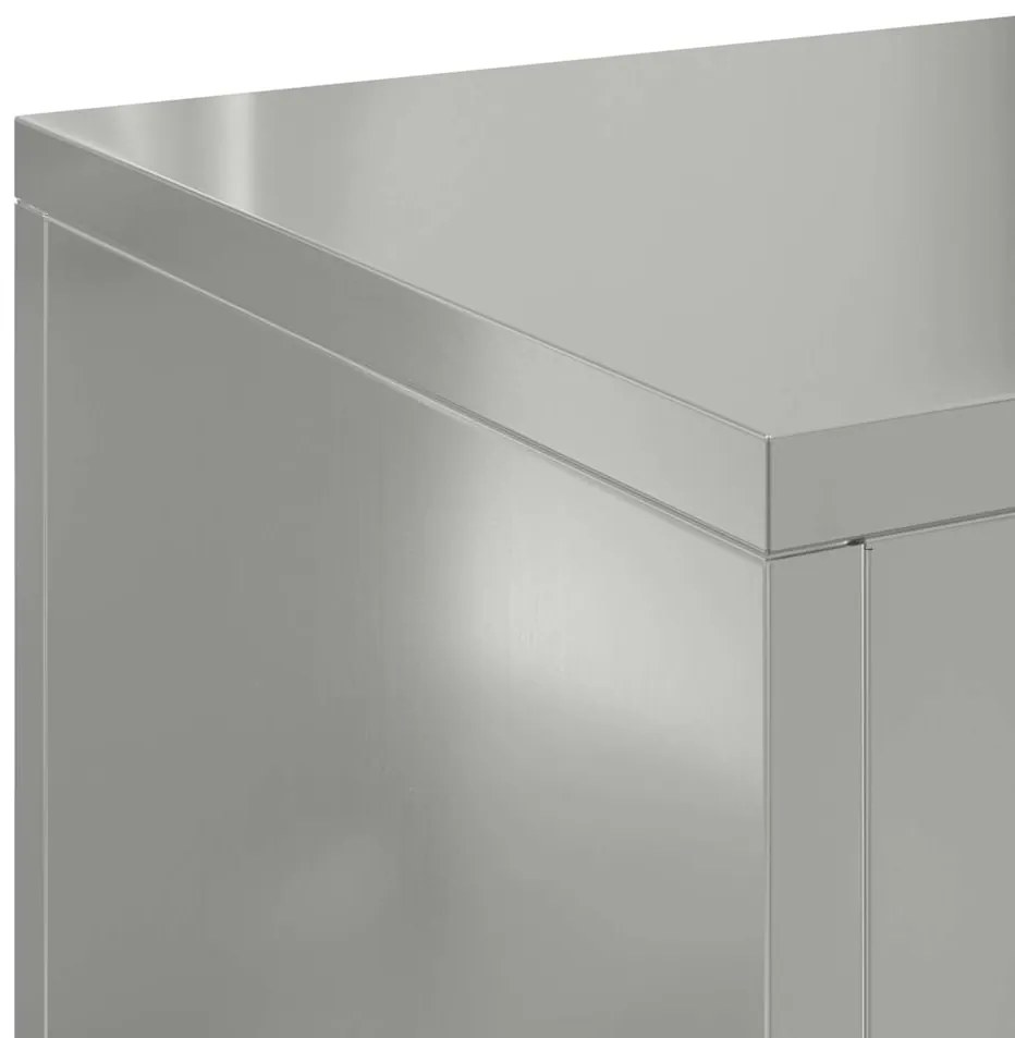 Suportes para Plantas Externos Pilar 2 pcs 24x24x35 cm Aço Galvanizado