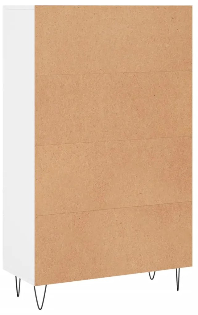 Aparador alto 69,5x31x115 cm derivados de madeira branco