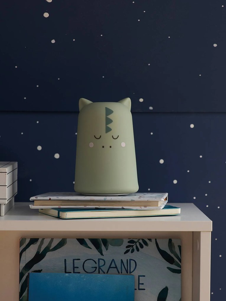 Luz de presença Dinossauro   verde-salva