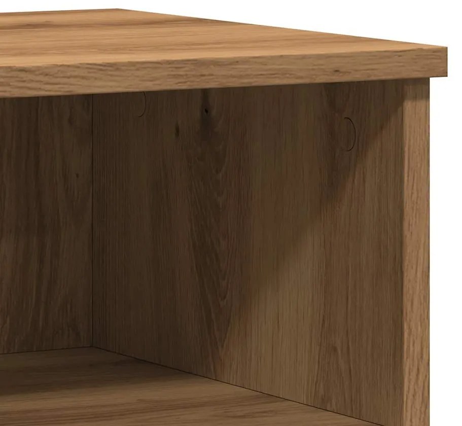Mesa cabeceira 40x35x50 cm derivados madeira carvalho artisiano