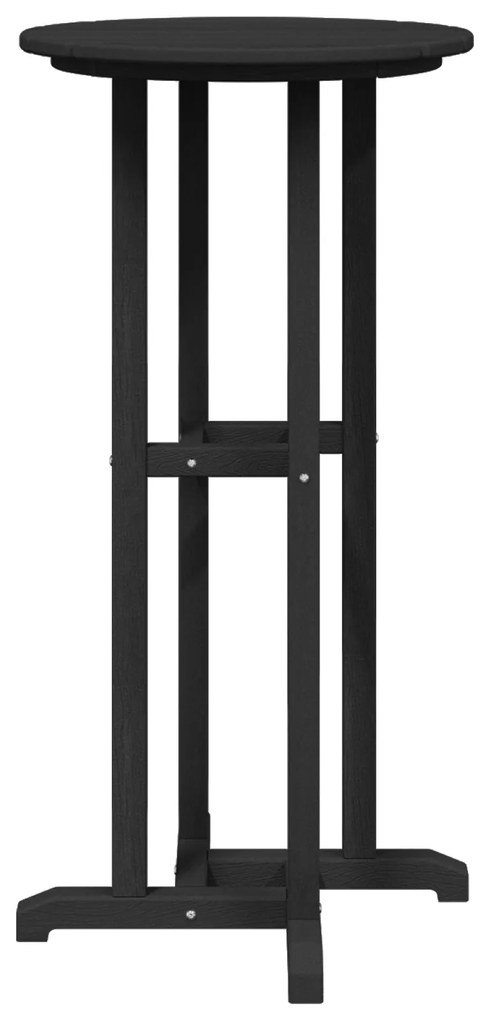 Mesa de Bar Preta 55x55x107 cm HDPE