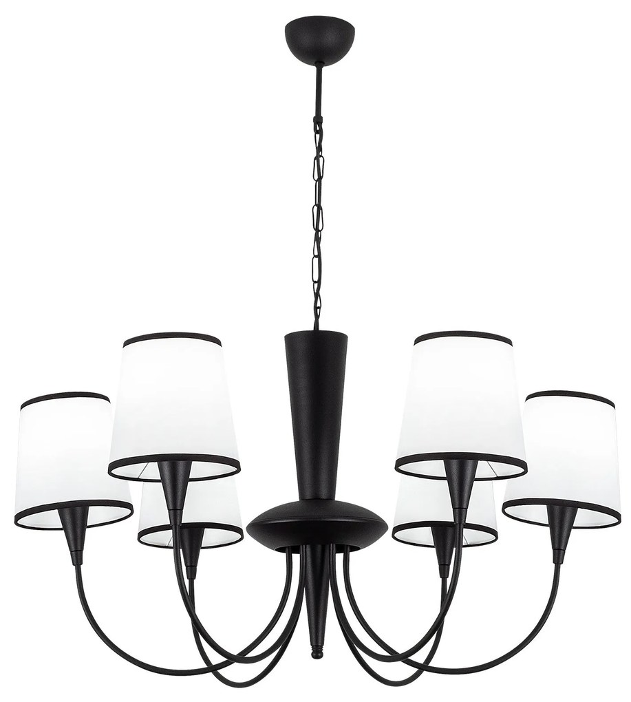 Chandelier Pardo – Preto – Diâmetro 75 cm x Altura 85 cm