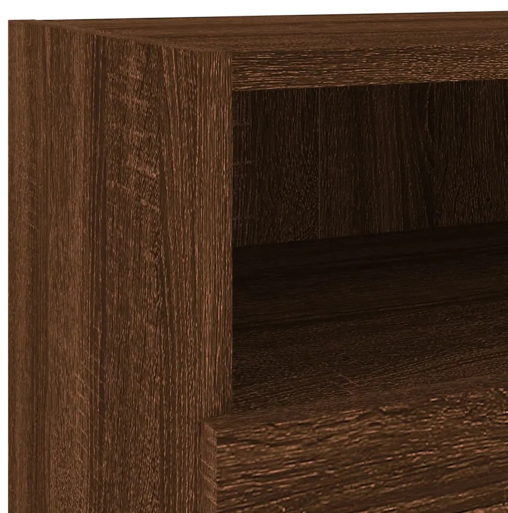 Móveis parede TV 2pcs 40x30x30 deriv. madeira carvalho castanho